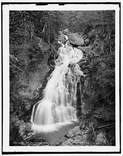 Crystal cascade, Pinkham Notch, White Mountains
