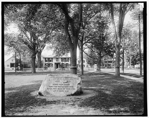 Line of the Minutemen, Lexington