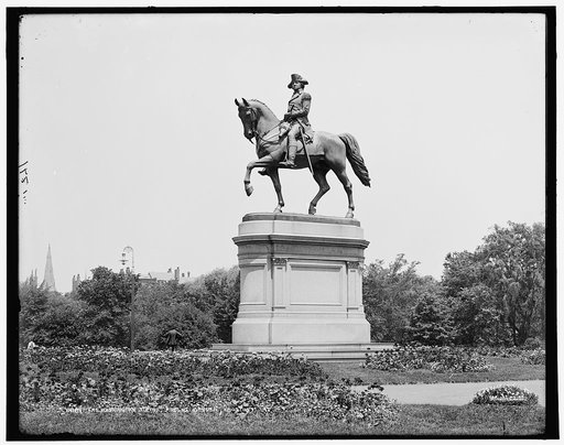 The Washington statue, Public Garden, Boston