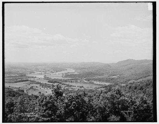 South from Mt. Holyoke College, South Hadley, Mass.