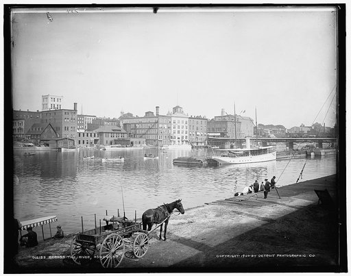 Across the river, Oswego, N.Y.