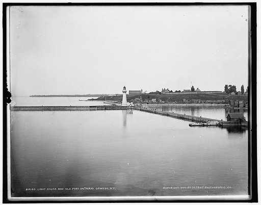 Light house and old Fort Ontario, Oswego, N.Y.