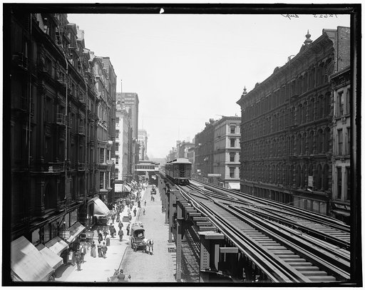 Wabash Ave., north from Adams St., Chicago