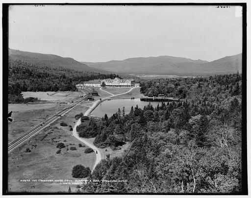The Crawford House from Elephant's Head, Crawford Notch, White Mountains