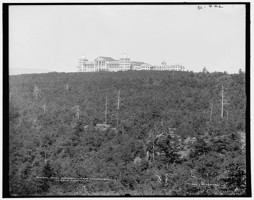 Hotel Kaaterskill from Boulder Rock, Catskill Mountains, N.Y.