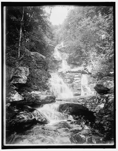 The Five cascades, Haines Falls, Catskill Mountains, N.Y.