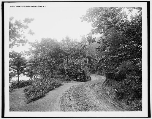Lake shore road, Lake Mohonk, N.Y.