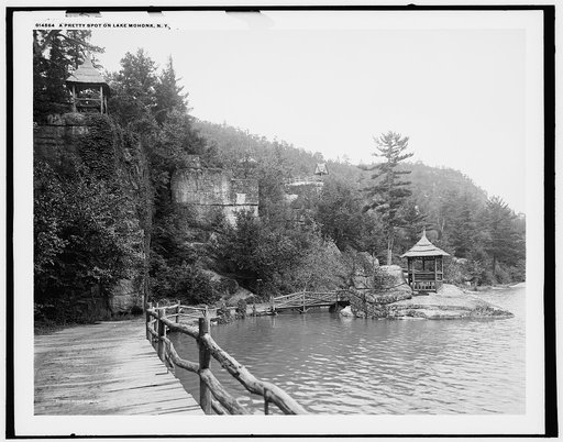 A Pretty spot on Lake Mohonk, N.Y.