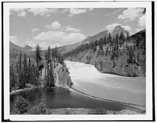 Falls of the Bow River at Banff, Alberta