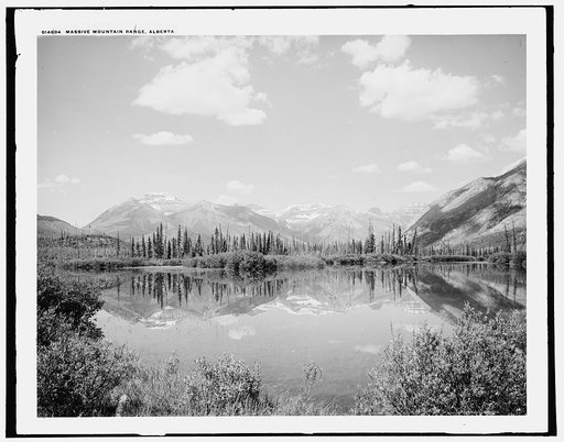Massive mountain range, Alberta