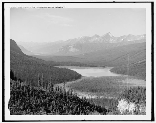 Van Horn Range and Emerald Lake, British Columbia [i.e. Yoho Park Reserve