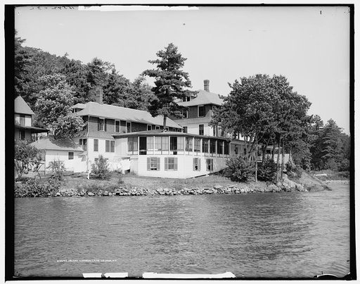 Island harbor, Lake George, N.Y.