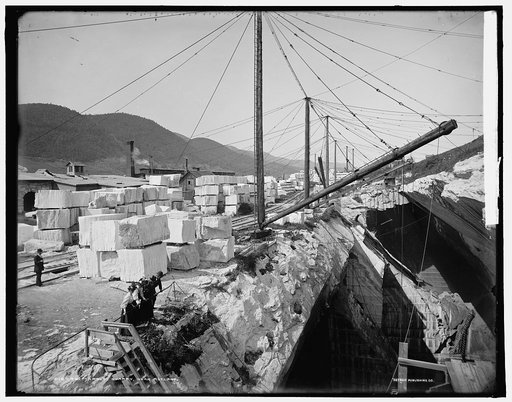 Marble quarry, near Rutland, Green Mtns., Vt.