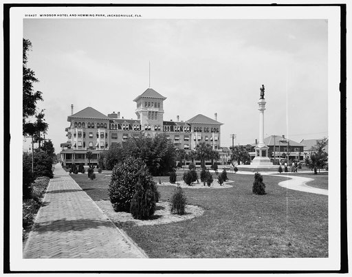 Windsor Hotel and Hemming Park, Jacksonville, Fla.