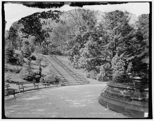 Floral steps, Prospect Park, Brooklyn, N.Y.