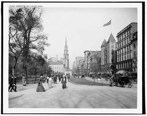 Tremont St., mall, Boston, Mass.