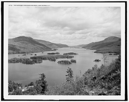 The Narrows from Shelving Rock, Lake George, N.Y.