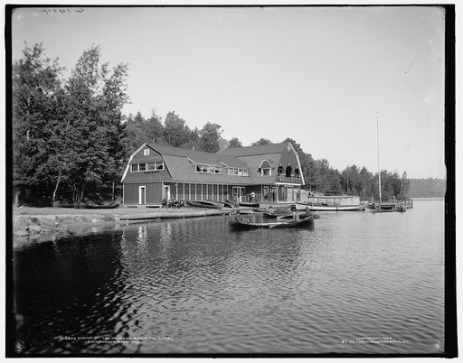 Casino at the Antlers, Raquette Lake, Adirondack Mountains