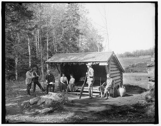 An Open camp in the Adirondacks