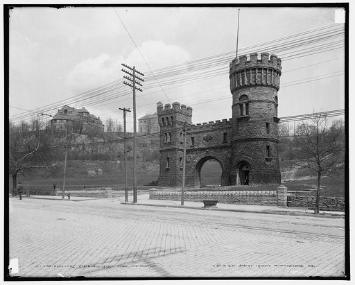 Elsinore [Tower] entrance, Eden Park, Cincinnati, O[hio