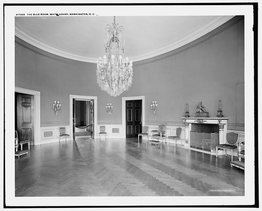The Blue Room, White House, Washington, D.C.