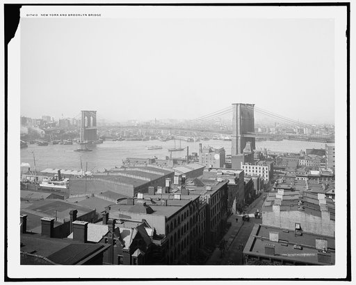 New York and Brooklyn Bridge