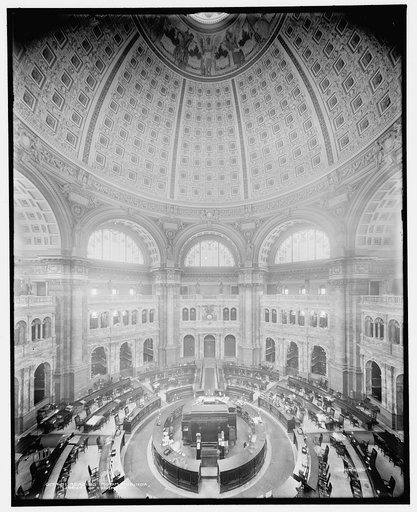 Reading Room rotunda, Library of Congress