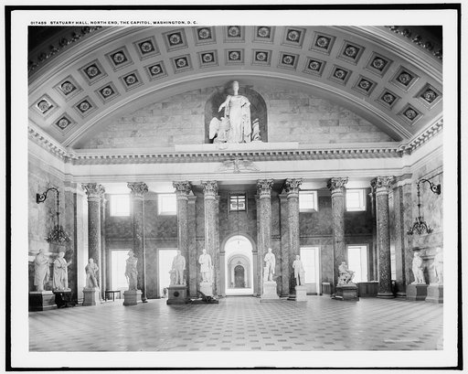 Statuary Hall, north end, the Capitol, Washington, D.C.