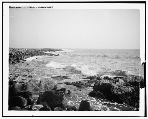 Surf at Eastern Point, Gloucester, Mass.