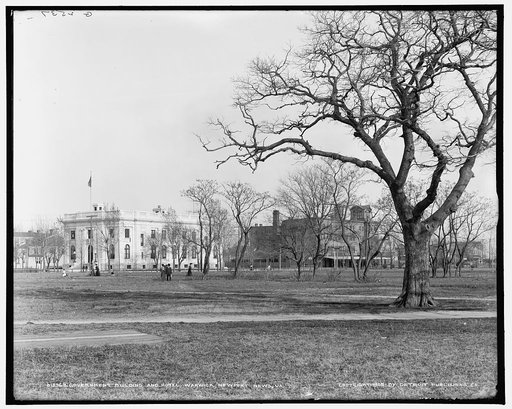Government building and Hotel Warwick, Newport News, Va.