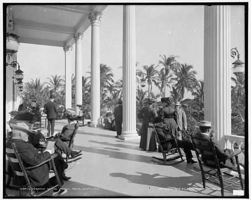Veranda of the Royal Palm, Miami, Fla.