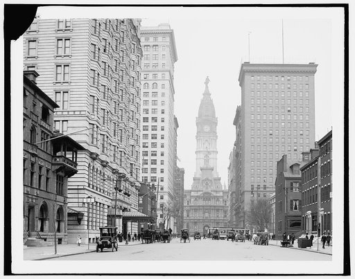 Broad Street, north from Locust Street, Philadelphia, Pa.