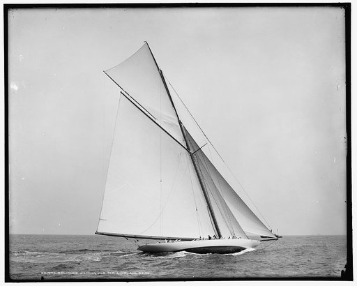 Reliance coming from the line, Aug. 25, 1903