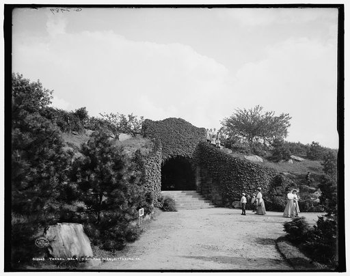 Tunnel walk, Highland Park, Pittsburgh, Pa.