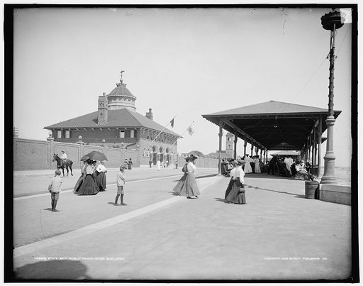 State bath house and pavilion, Revere Beach, Mass.