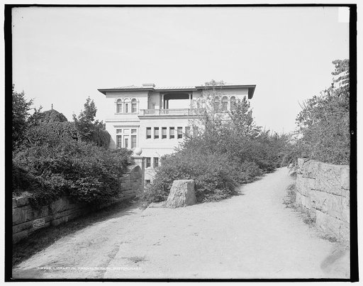 Library in Franklin Park, Boston, Mass.
