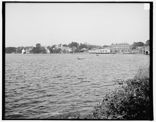 Wolfeborough from the lake, Lake Winnipesaukee, N.H.