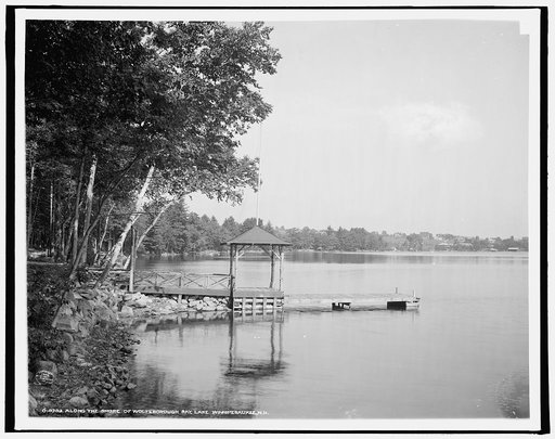 Along the shore of Wolfeborough bay, Lake Winnipesaukee, N.H.