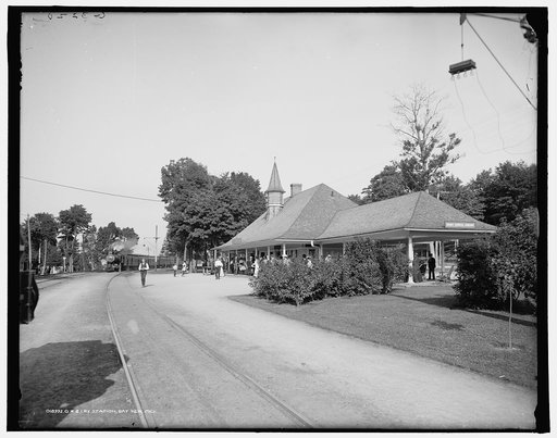 G.R. & I.R.Y. [i.e. Grand Rapids & Indiana Railway] station, Bay View, Mich.