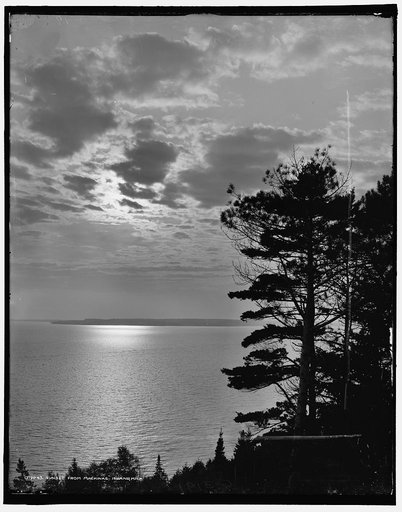 Sunset from Mackinac Island, Mich.