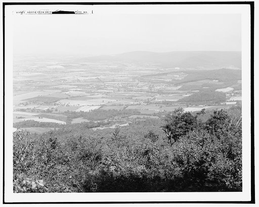 North from Brink Wood [i.e. Brinkwood], Pen Mar Park, Md.