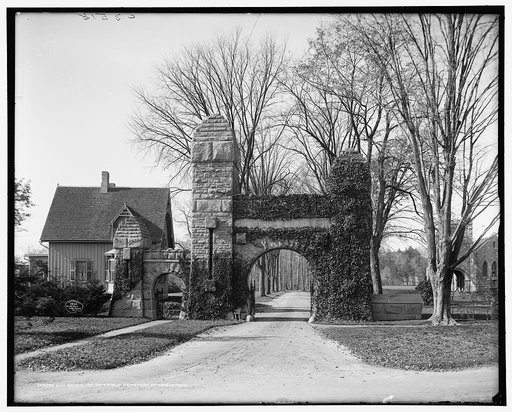 Entrance to Pittsfield Cemetery, Pittsfield, Mass.
