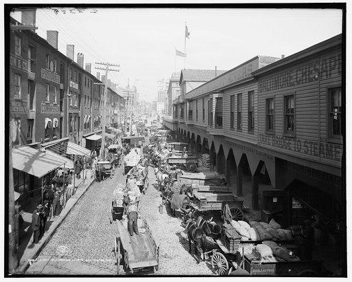 Light St., looking north, Baltimore, Md.