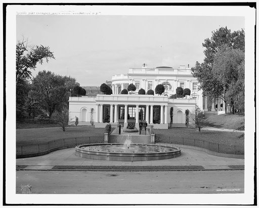 East entrance, White House, Washington, D.C.
