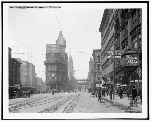 Junction of Main and Delaware Sts., Kansas City, Mo.