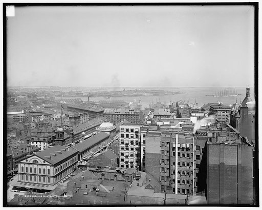 Looking east, Boston, Mass.
