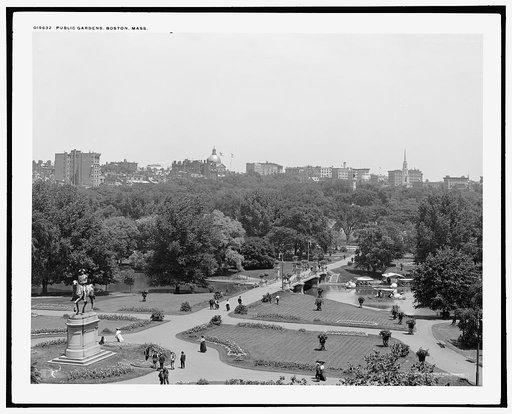 Public Gardens, Boston, Mass.