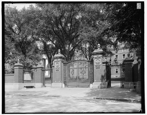 Van Wickle gates, Brown University, Providence, R.I.