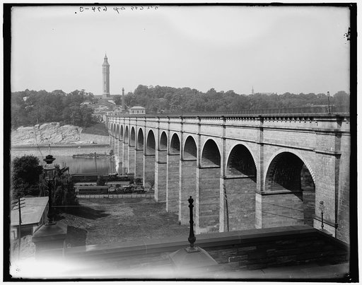 High Bridge from east end, New York