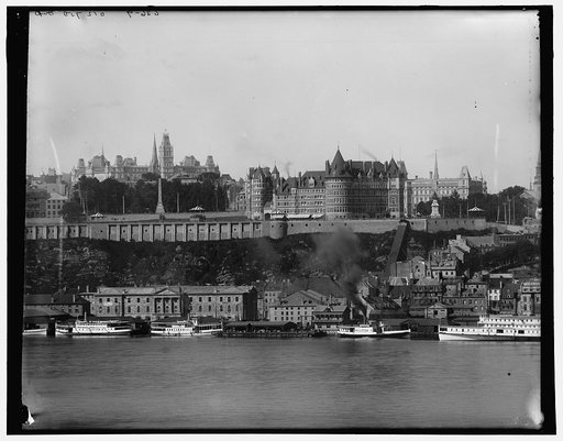 Quebec and the Chateau Frontenac from Levis, Quebec